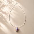 Baroque Pearl Choker Necklace in Sterling Silver